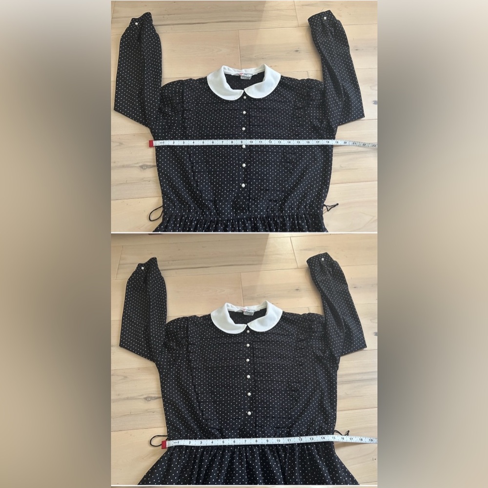Vintage Sears Secretary Shirt Dress Sexy Teacher HeadMaster 10P Pockets Belt - Picture 9 of 16